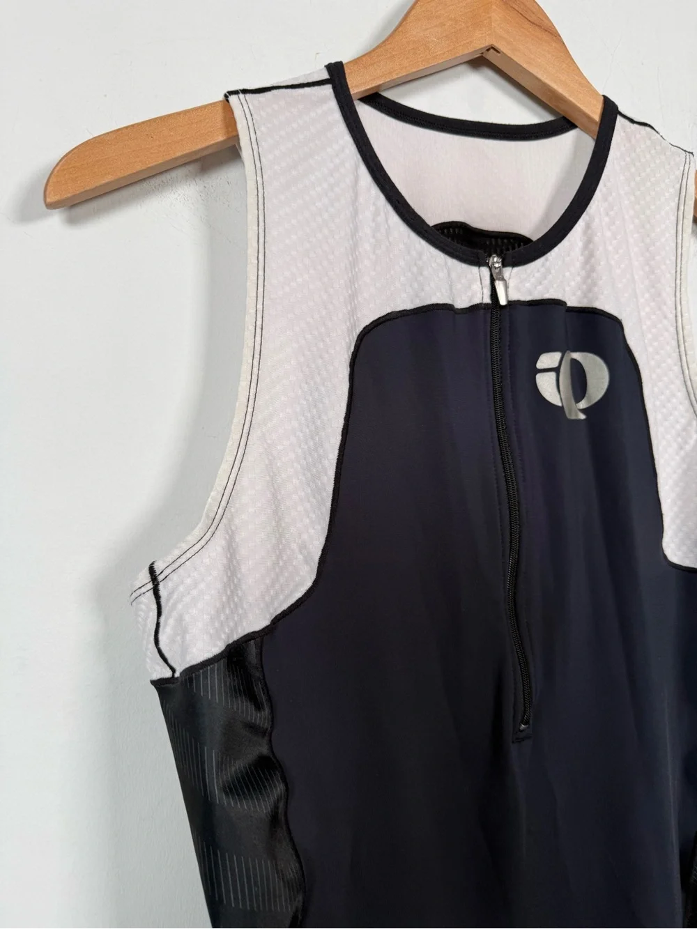 Pearl Izumi Elite In-R-Cool One Piece Triathlon Suit Black White Form Fit Sz XL